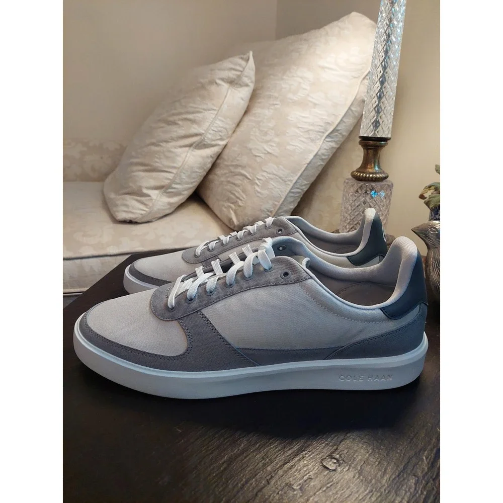 Cole Haan Men's Grand Court Daily Turf Sneaker Nimbus Cloud/Sleet 13M NEW! $129